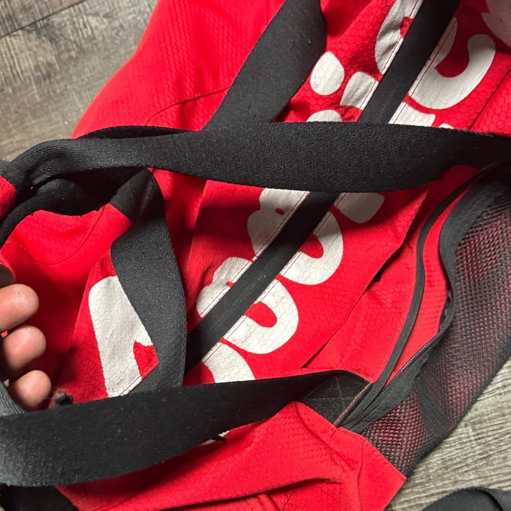 Red Sports Duffel Bag